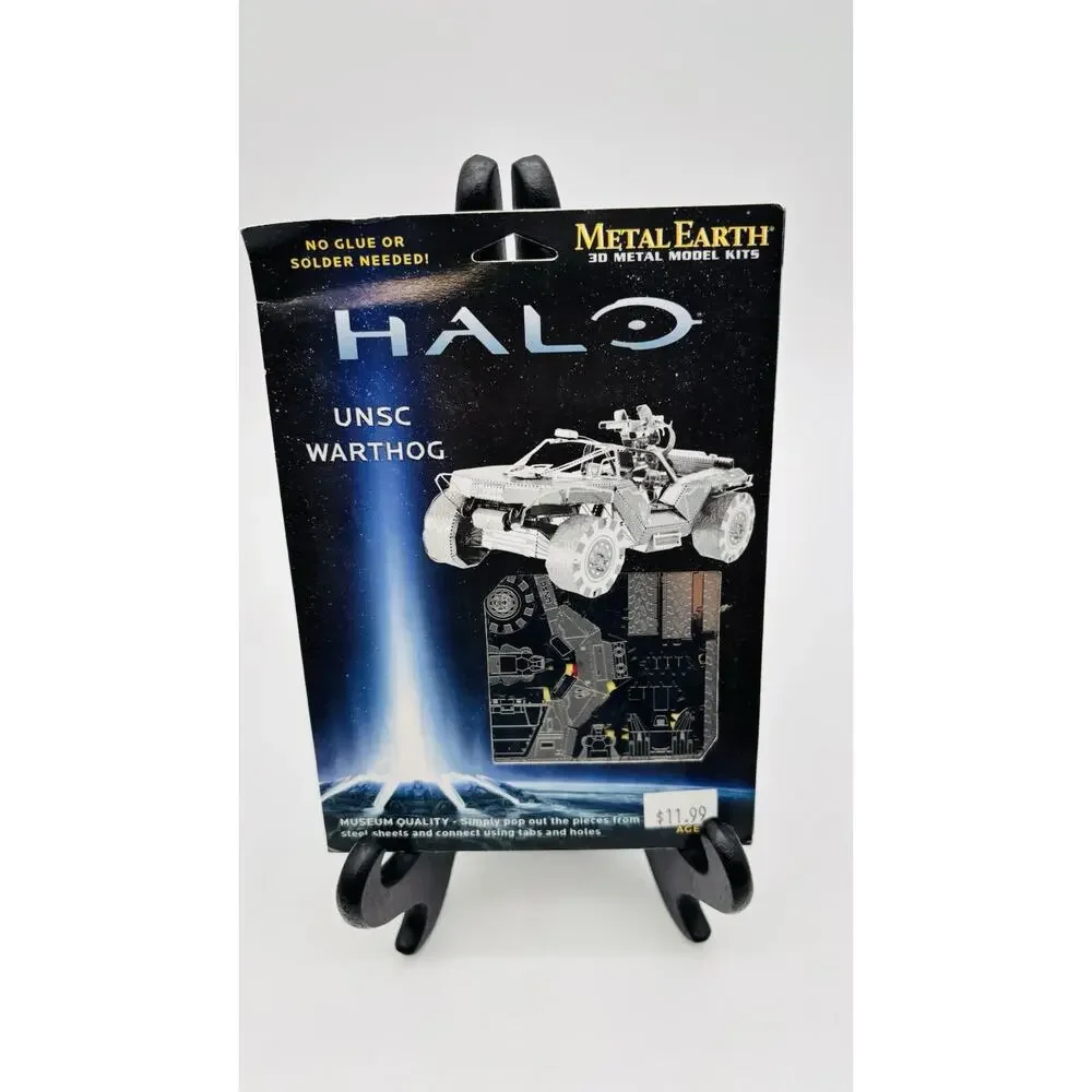 New Metal Earth HALO UNSC WARTHOG 3D Model Kit New Sealed